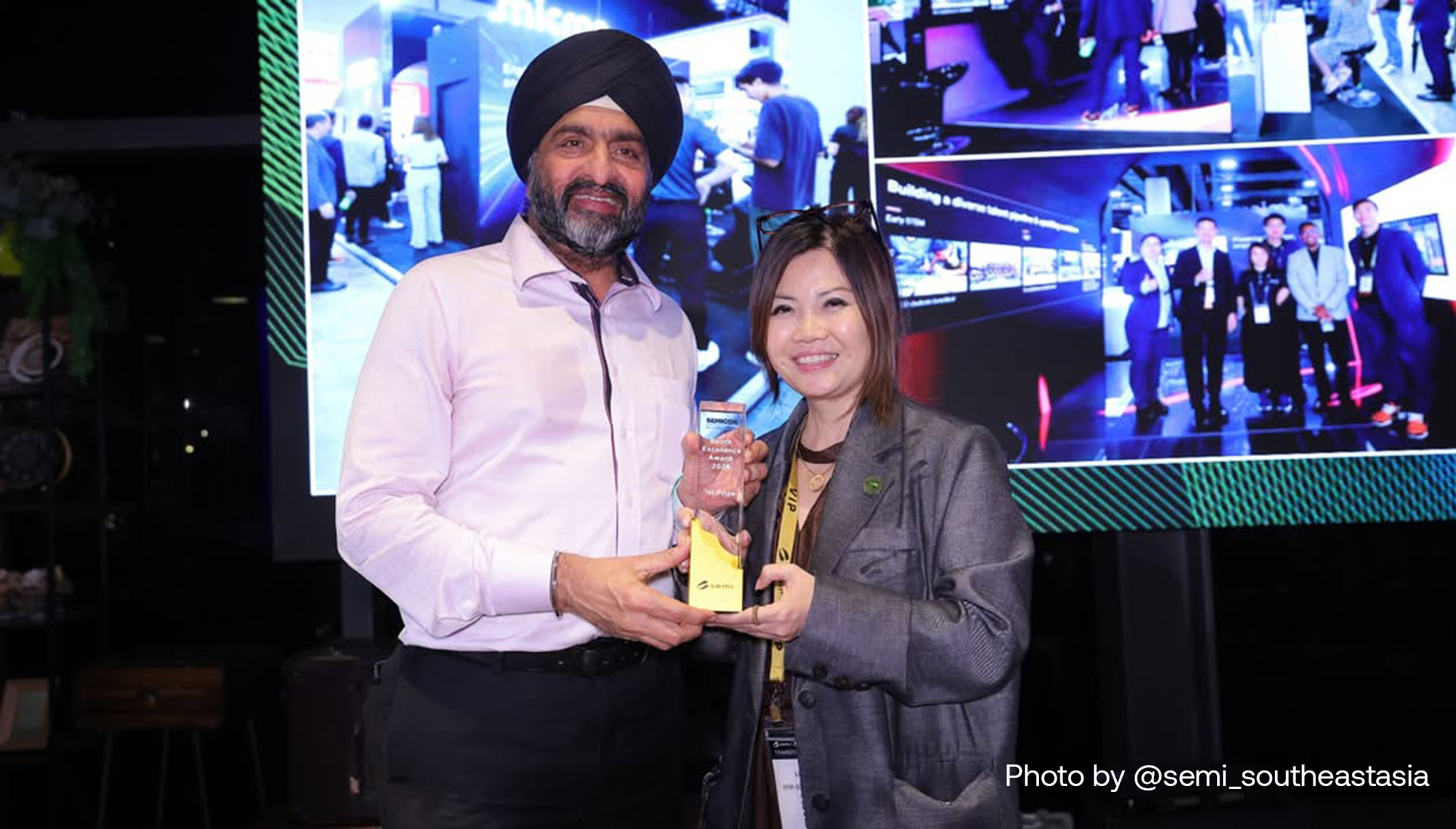 Booth Excellence Award – 1st Prize at SEMICON SEA 2026